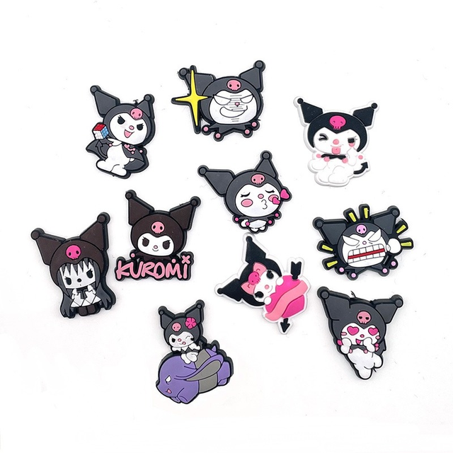 Kuromi Sandal Accessories, Melody Kuromi Croc Charms